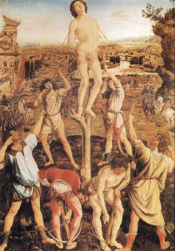 Antonio del Pollaiuolo The Martydom of St.Sebastian Germany oil painting art